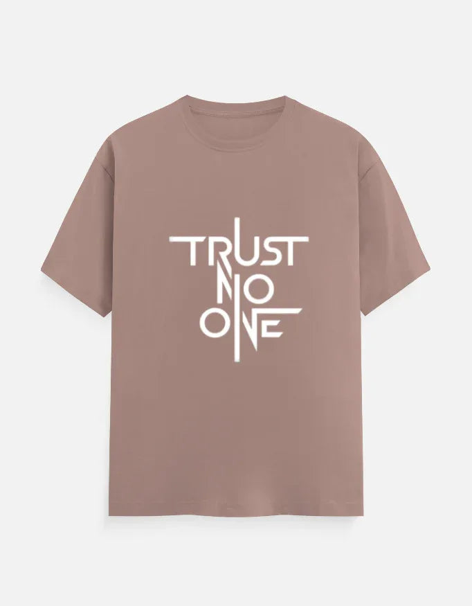 Trust No One Graphic Printed Men's T-Shirt | Premium Cotton - VIVA ENTERPRISES 