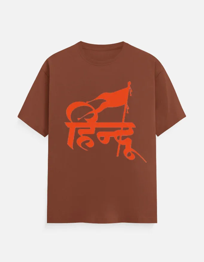 Premium Hindu Bhagwa Flag Graphic T-Shirt - VIVA ENTERPRISES 