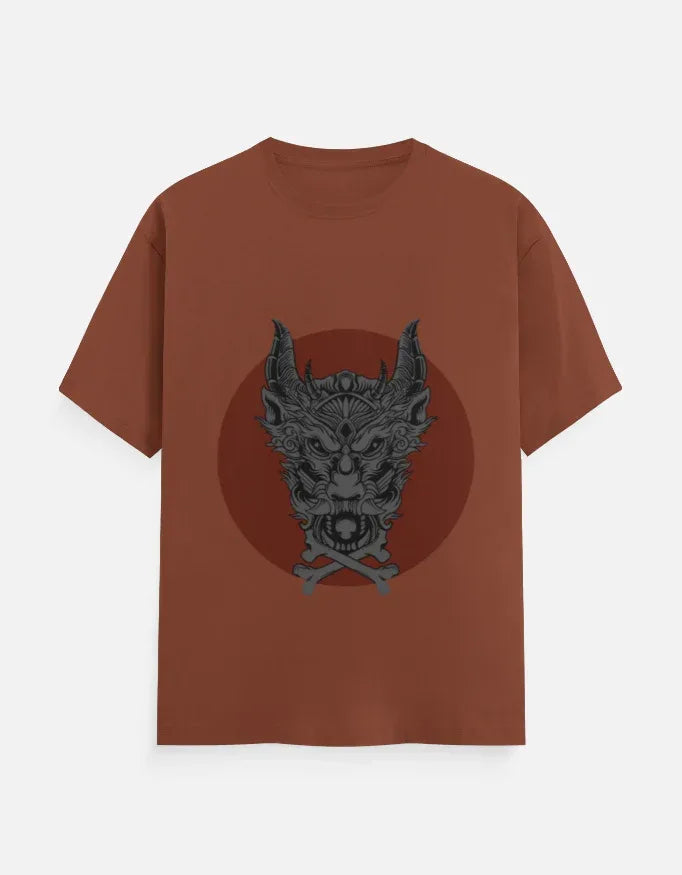 Japanese Hannya/Demon Mask Tee - VIVA ENTERPRISES 