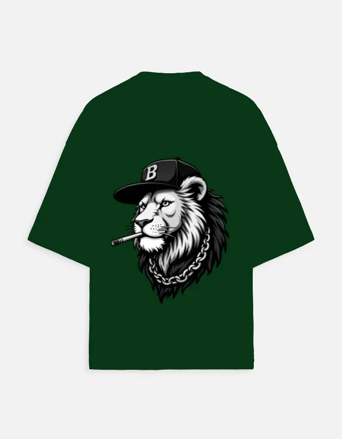 Urban Wildlife/Hip-Hop Culture Oversized Tee - VIVA ENTERPRISES 