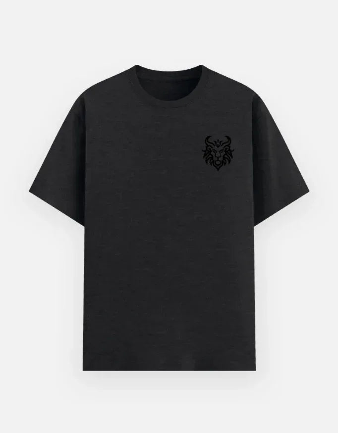 Horned Lion/Mythical Beast Pocket Print Tee - VIVA ENTERPRISES 