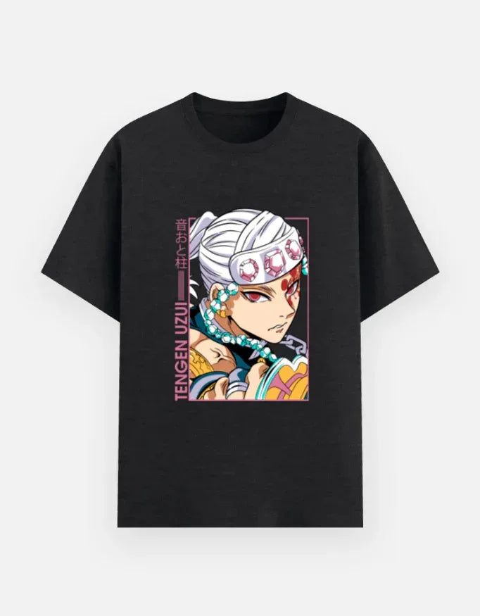 Tengen Uzui The Sound Hashira Demon Slayer T-Shirt - VIVA ENTERPRISES 