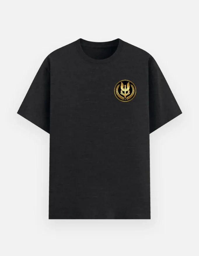 Dhurander Army Inspired Balidan T-Shirt – Black & Gold Premium Cotton Tee - VIVA ENTERPRISES 