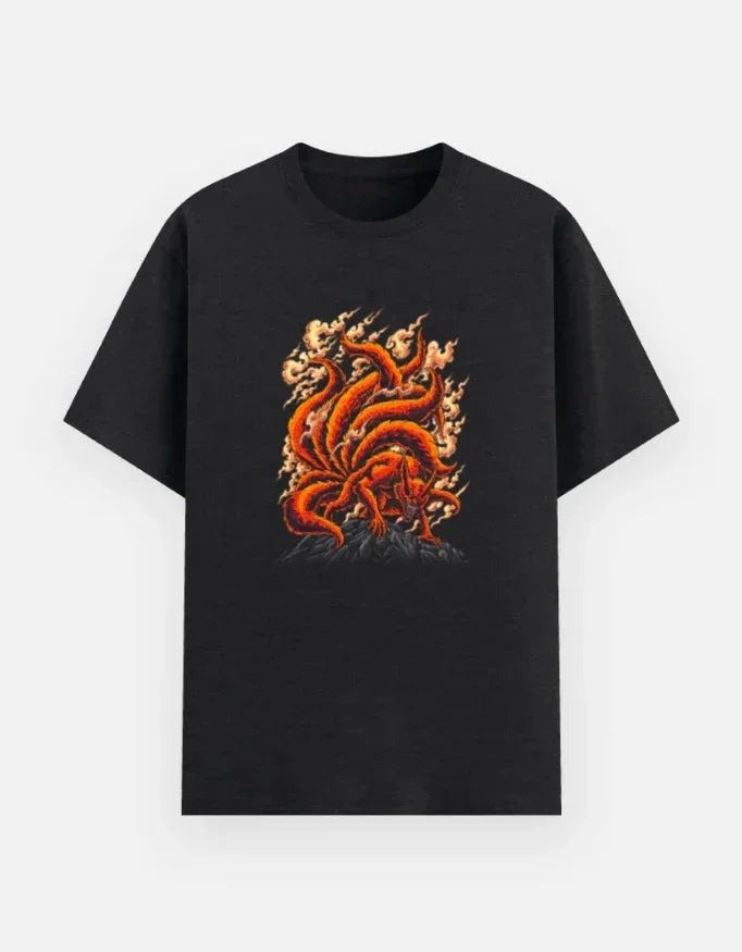 Kurama The Nine-Tailed Fox Demon T-Shirt - VIVA ENTERPRISES 
