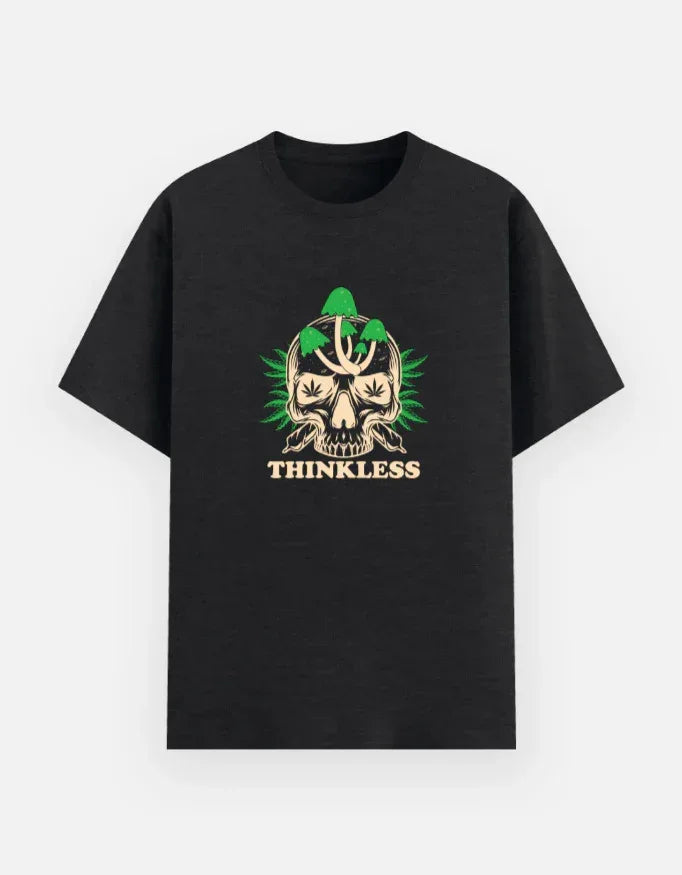 Thinkless Printed Basic T-Shirt - VIVA ENTERPRISES 