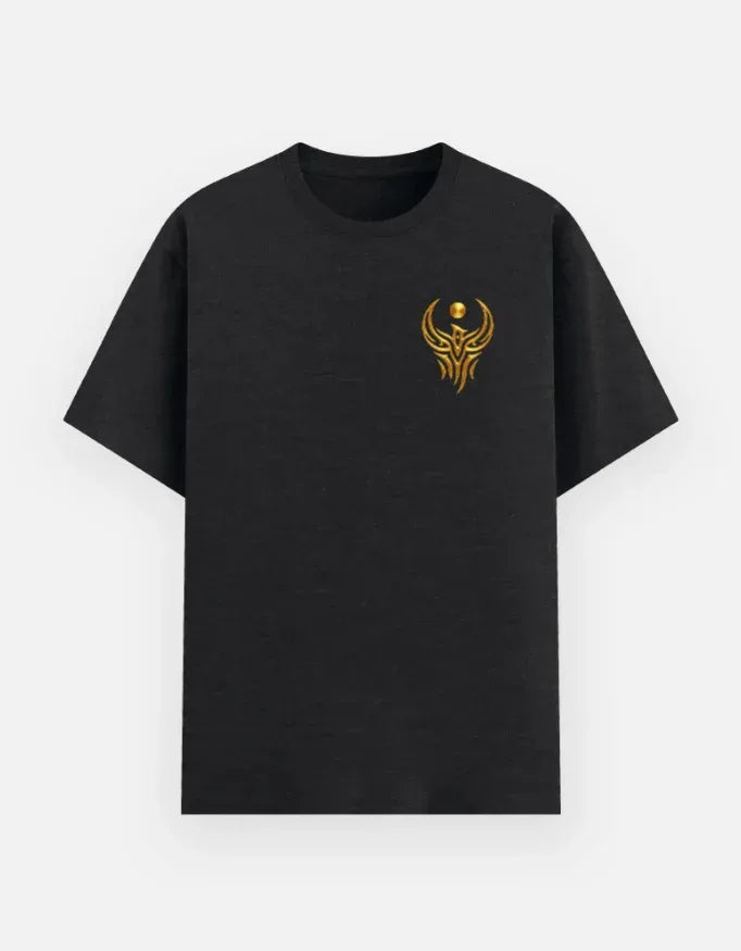 Golden Tribal Crest Tee - VIVA ENTERPRISES 