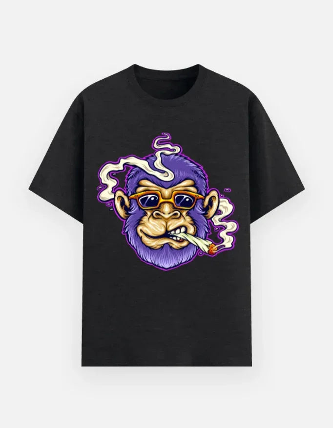 Cartoon Gorilla Wearing Sunglasses and Smoking - VIVA ENTERPRISES 
