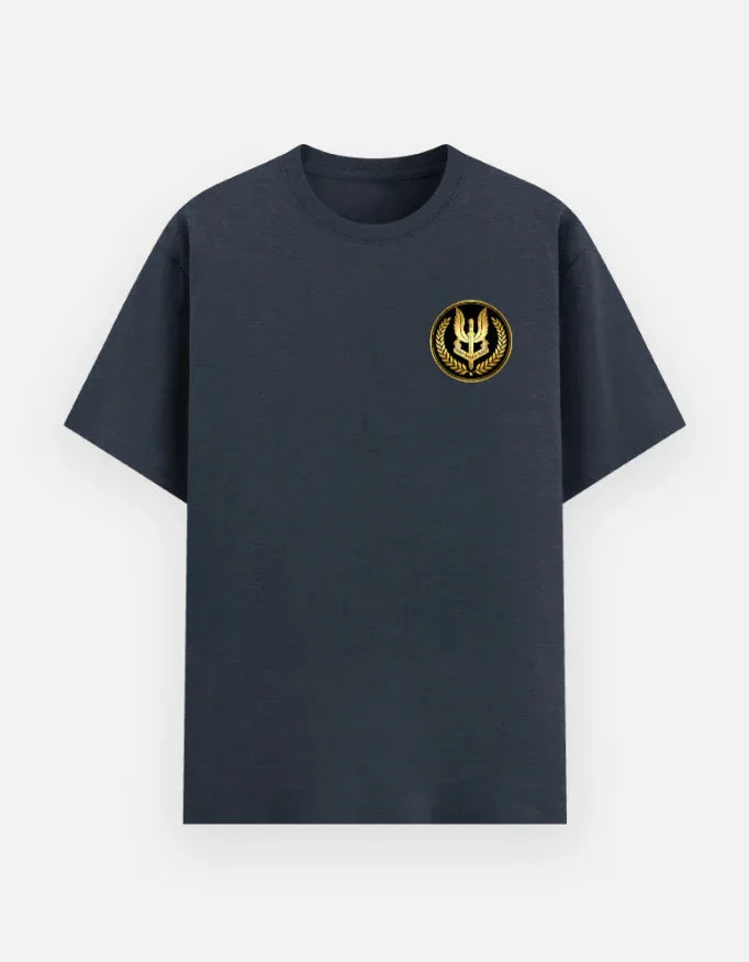 Dhurander Army Inspired Balidan T-Shirt – Black & Gold Premium Cotton Tee - VIVA ENTERPRISES 
