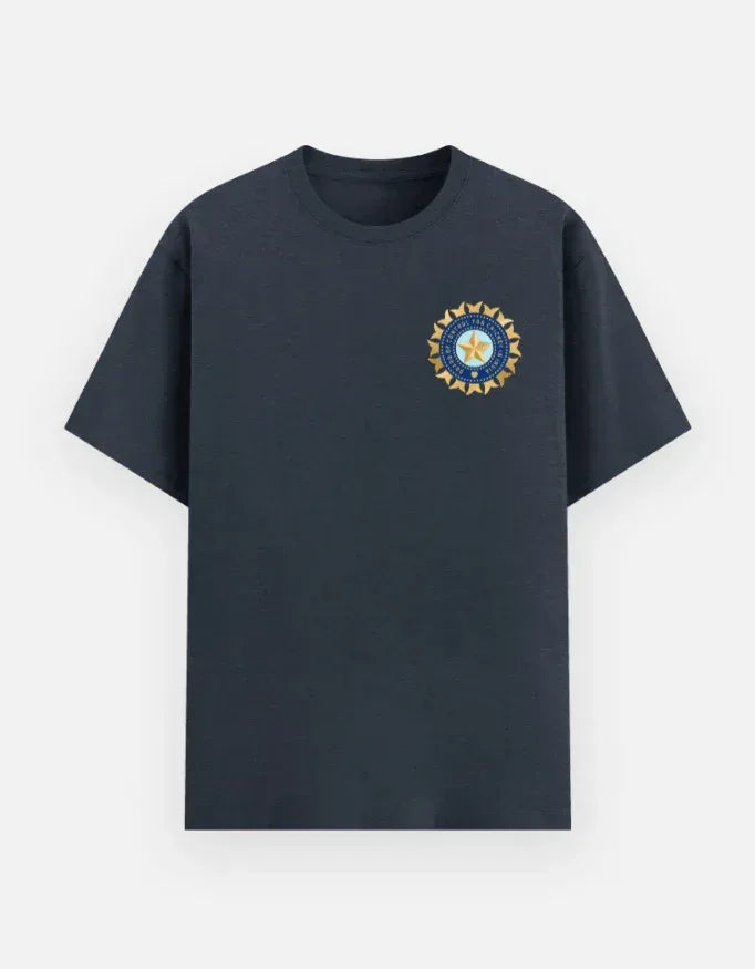 Team India Spirit Tee | Classic Logo Fan Wear Unisex Basic T-Shirt - VIVA ENTERPRISES 