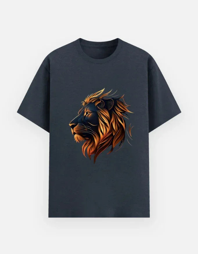 Unisex Basic Lion T-Shirt - VIVA ENTERPRISES 