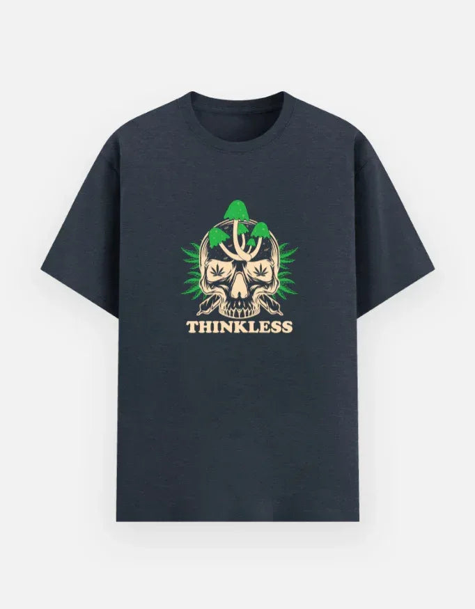 Thinkless Printed Basic T-Shirt - VIVA ENTERPRISES 