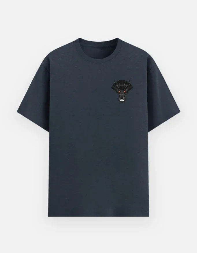White T-Shirt with Small Dark Elephant Graphic - VIVA ENTERPRISES 