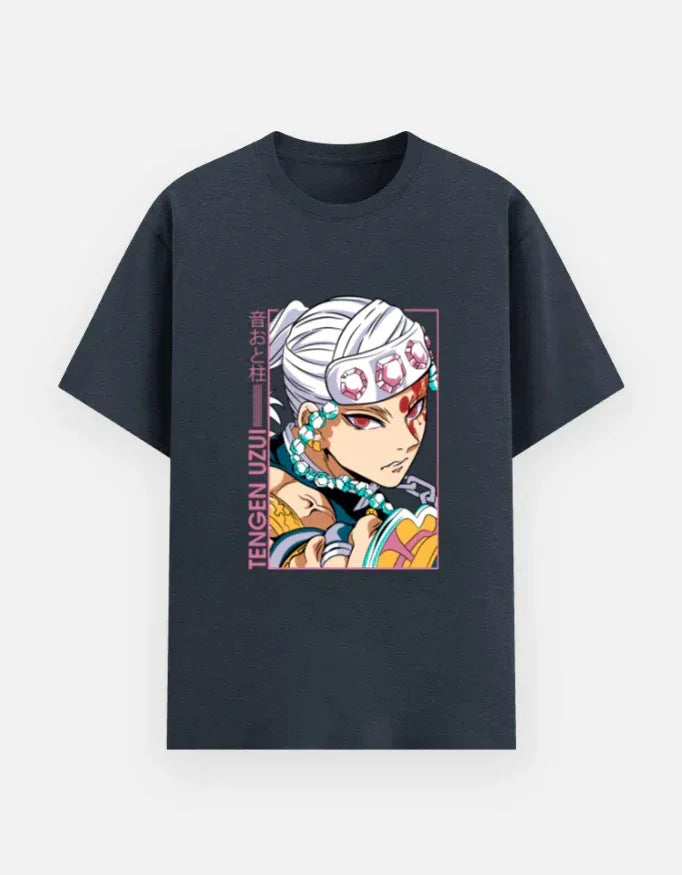 Tengen Uzui The Sound Hashira Demon Slayer T-Shirt - VIVA ENTERPRISES 