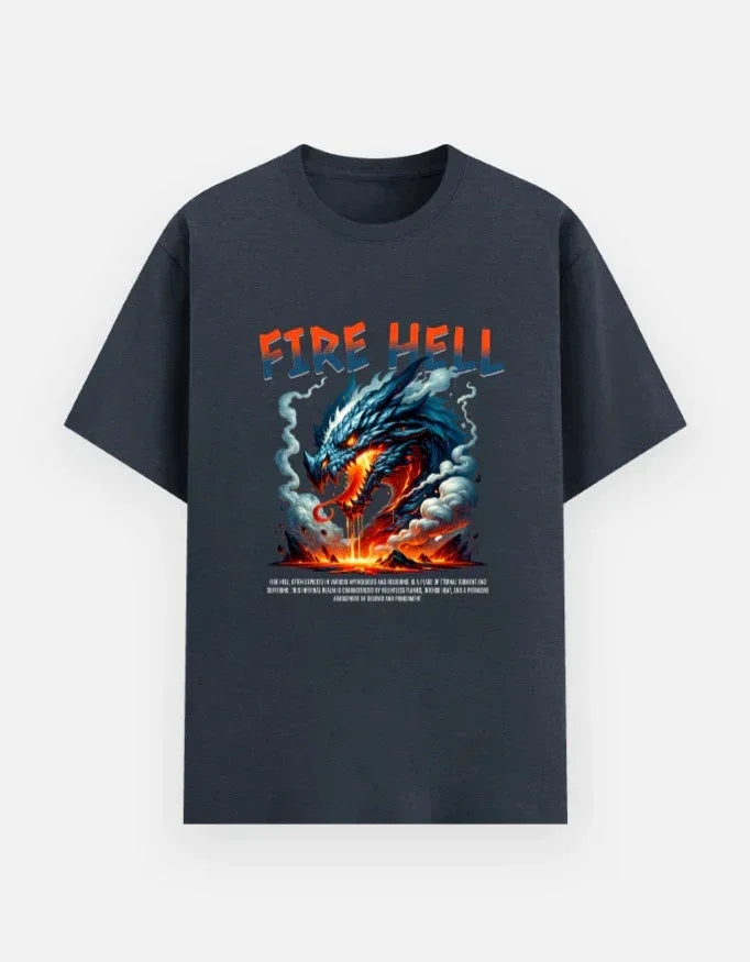 The Infernal Dragon Heavy Metal Tee - VIVA ENTERPRISES 