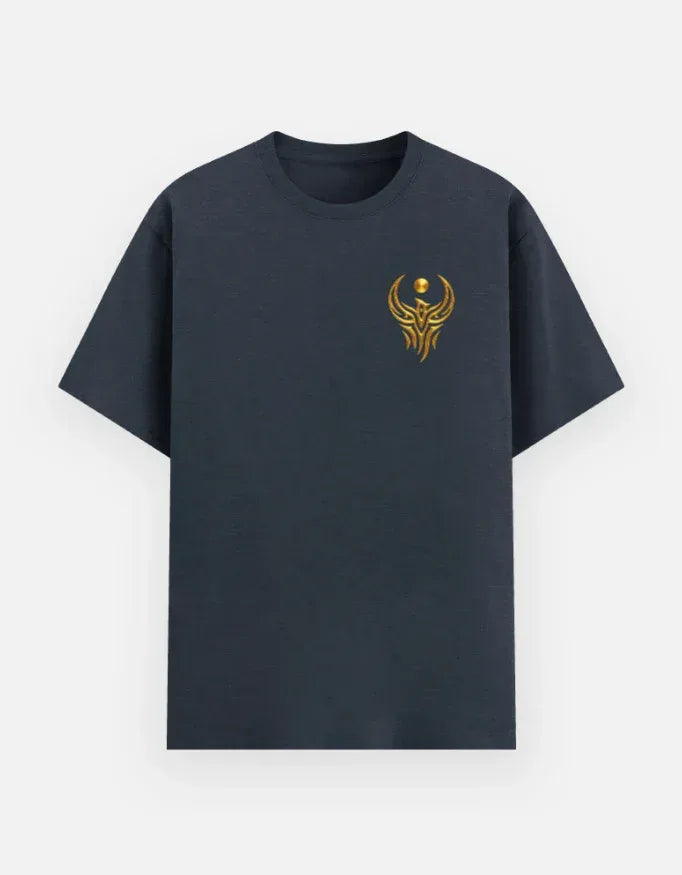Golden Tribal Crest Tee - VIVA ENTERPRISES 