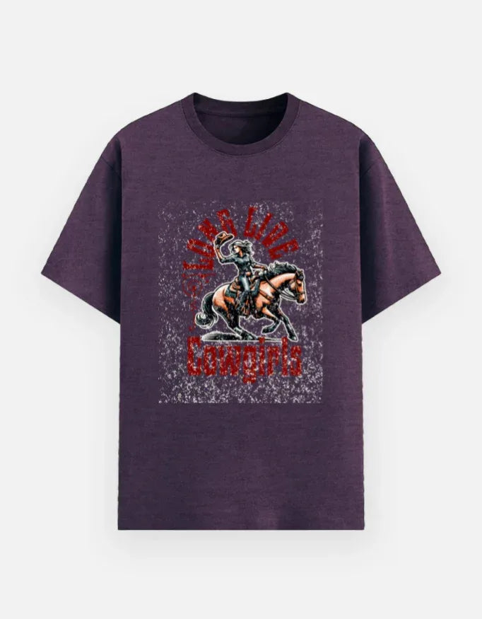 Wild Cowboy Bucking Bronc Rodeo T-Shirt - VIVA ENTERPRISES 
