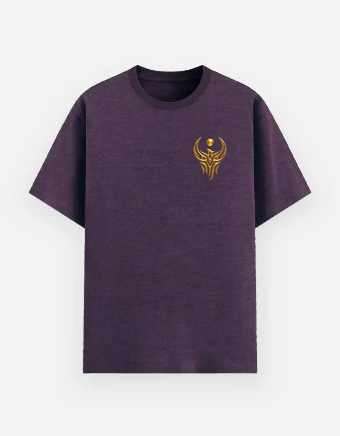Golden Tribal Crest Tee - VIVA ENTERPRISES 