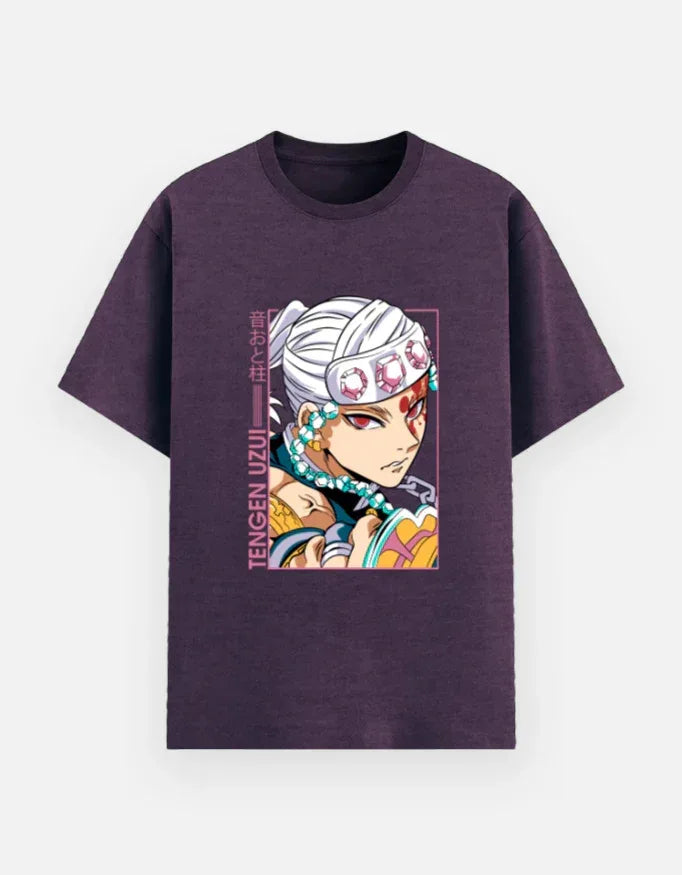 Tengen Uzui The Sound Hashira Demon Slayer T-Shirt - VIVA ENTERPRISES 