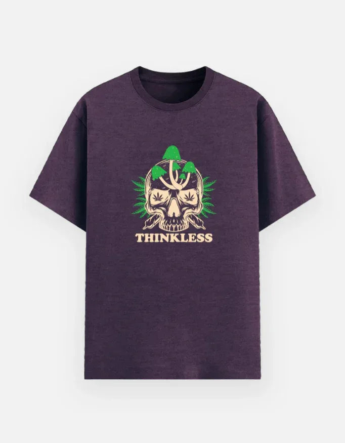 Thinkless Printed Basic T-Shirt - VIVA ENTERPRISES 