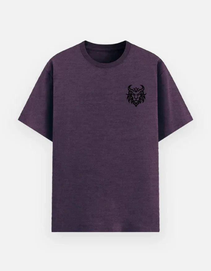 Horned Lion/Mythical Beast Pocket Print Tee - VIVA ENTERPRISES 
