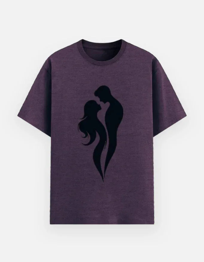 Red Couple Silhouette T-Shirt - VIVA ENTERPRISES 
