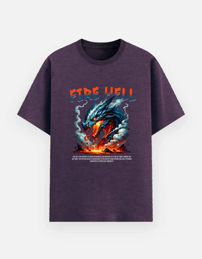 The Infernal Dragon Heavy Metal Tee - VIVA ENTERPRISES 