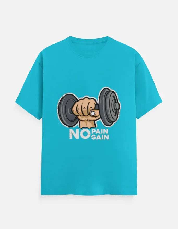 No Pain Gain Classic Crew T-Shirt - VIVA ENTERPRISES 