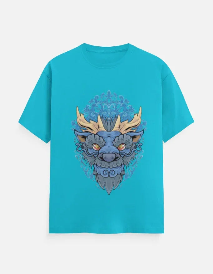 The Azure Dragon Classic Crew T-Shirt - VIVA ENTERPRISES 