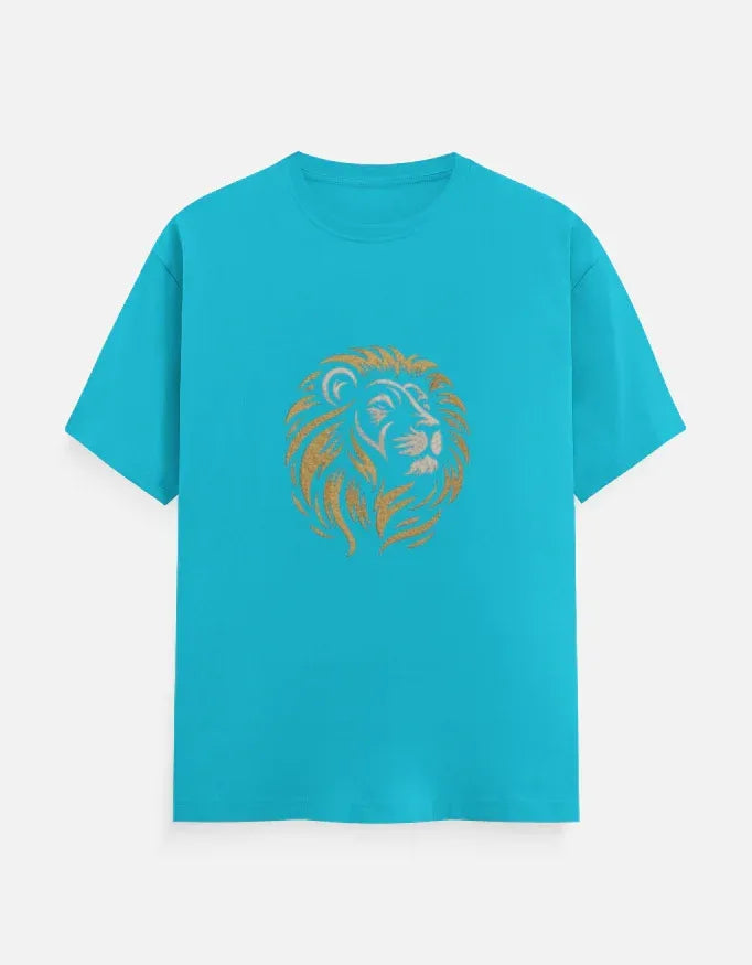 Lion Face Classic Crew T-Shirt - VIVA ENTERPRISES 