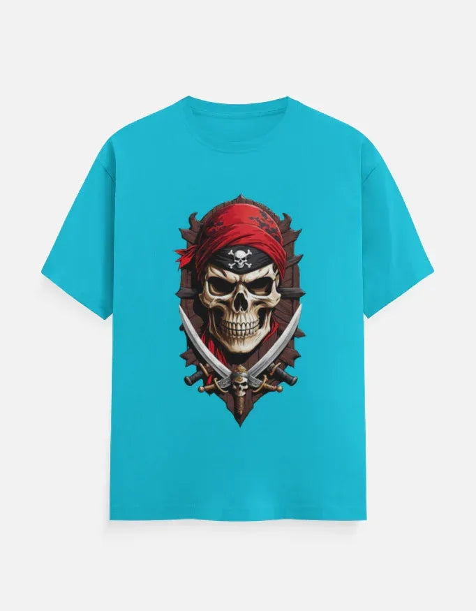 Men’s Urban Pirate Skull Graphic T-Shirt - VIVA ENTERPRISES 