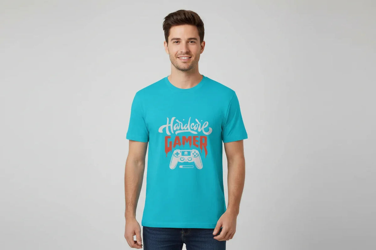 Premium Hardcore Gamer Graphic T-Shirt for Men/Women - VIVA ENTERPRISES 