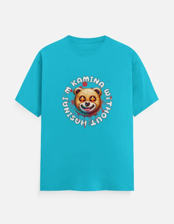 Psycho Bear Slogan Tee - VIVA ENTERPRISES 