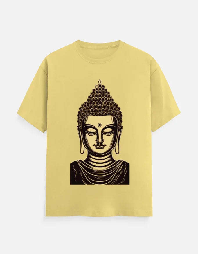 Lord Buddha Spiritual Graphic T-Shirt - VIVA ENTERPRISES 