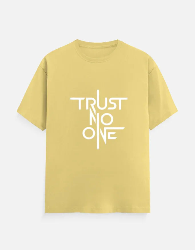 Trust No One Graphic Printed Men's T-Shirt | Premium Cotton - VIVA ENTERPRISES 