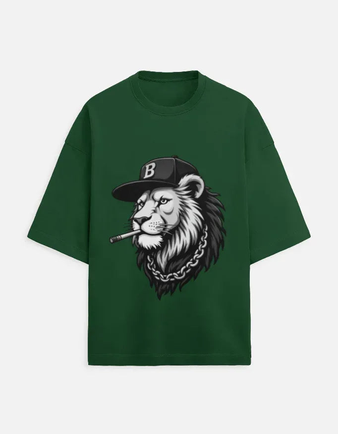 Urban Wildlife/Hip-Hop Culture Oversized Tee - VIVA ENTERPRISES 