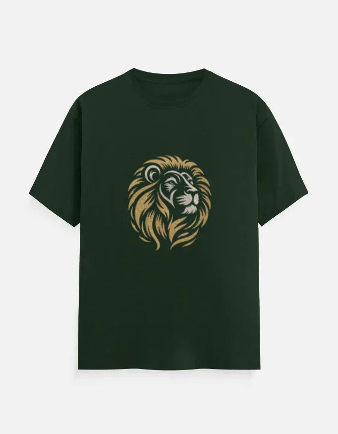 Lion Face Classic Crew T-Shirt - VIVA ENTERPRISES 