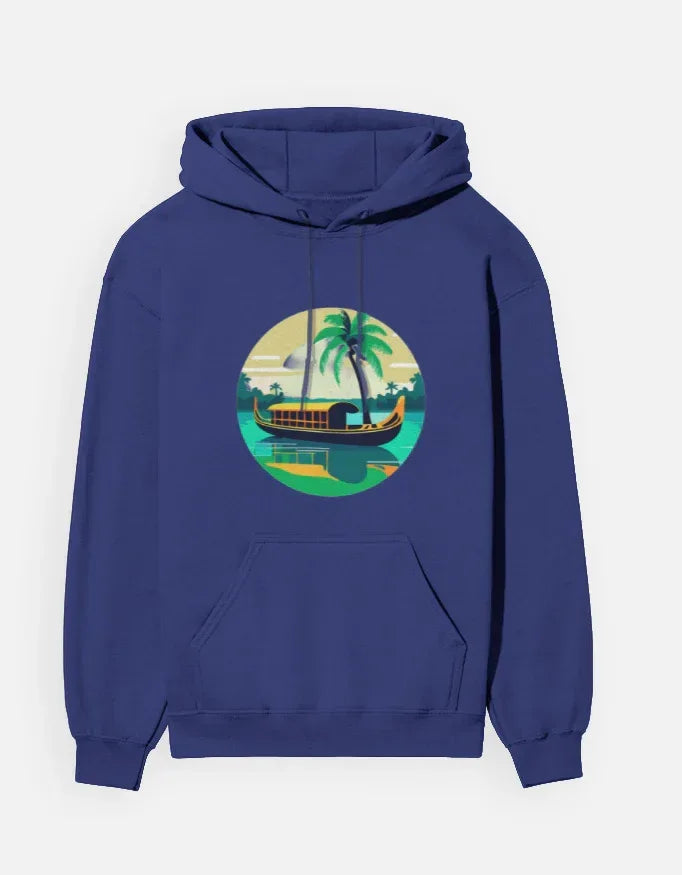 Kerala Backwaters Boat Sweatshirt - VIVA ENTERPRISES 