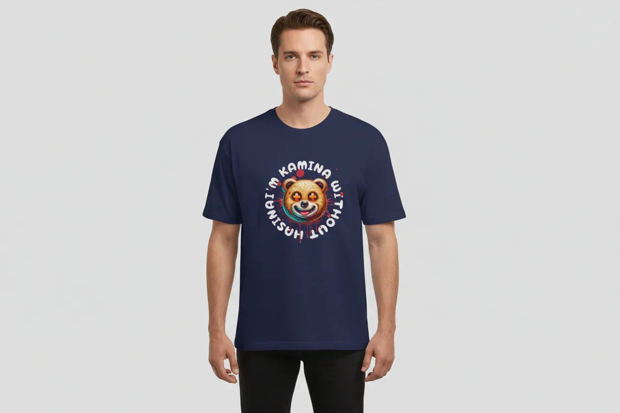 Psycho Bear Slogan Tee - VIVA ENTERPRISES 