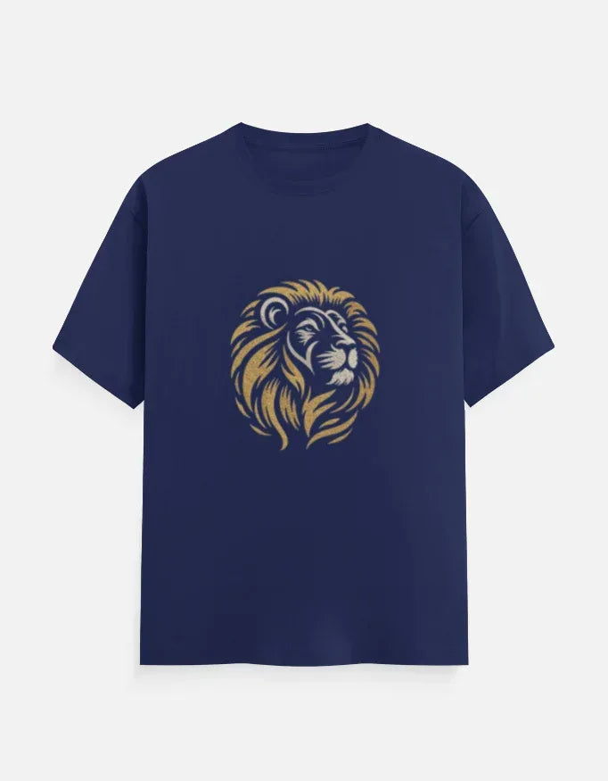 Lion Face Classic Crew T-Shirt - VIVA ENTERPRISES 