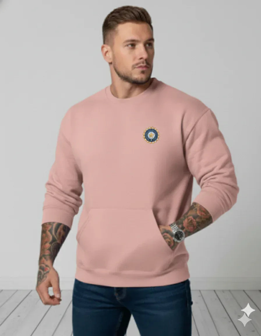 Team India Spirit Tee | Classic Logo Fan Wear Unisex Sweatshirt - VIVA ENTERPRISES 