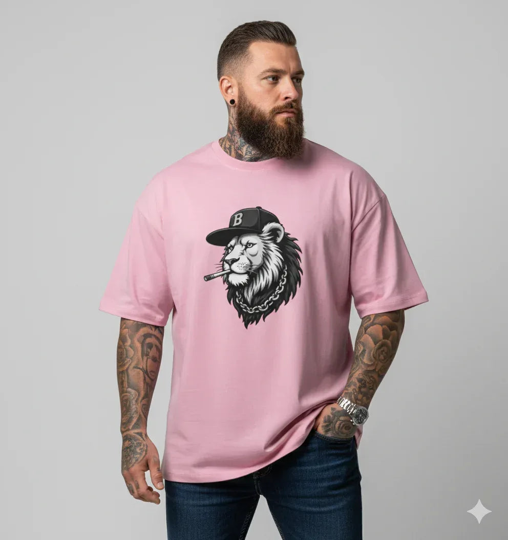 Urban Wildlife/Hip-Hop Culture Oversized Tee - VIVA ENTERPRISES 
