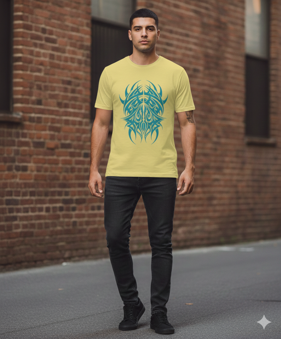 Abstract Symmetric Graphic  T-Shirt