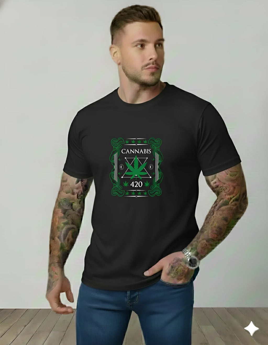 Basic Printed T-Shirt - VIVA ENTERPRISES 
