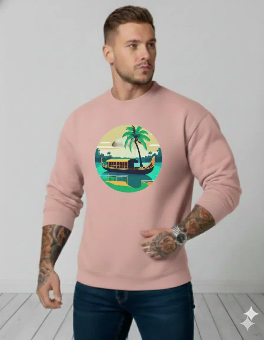 Kerala Backwaters Sweatshirt - VIVA ENTERPRISES 