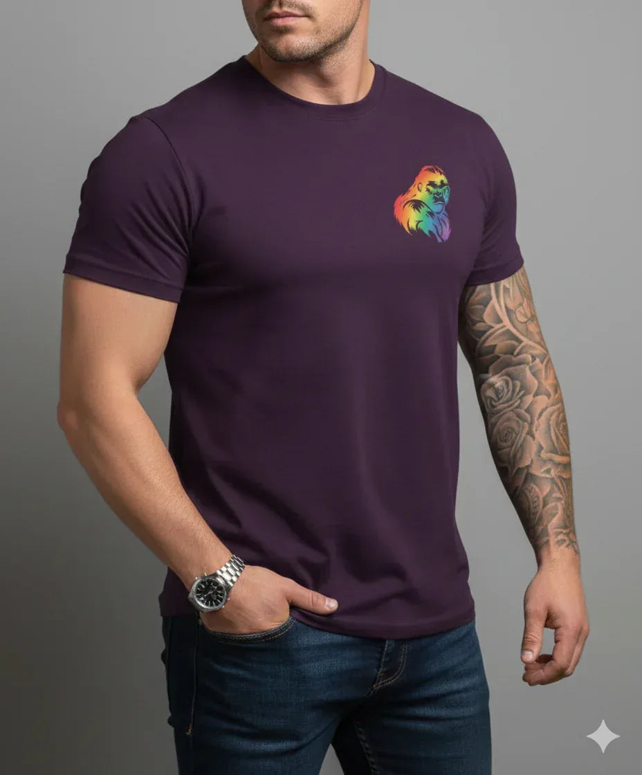 Rainbow Gorila t shirt - VIVA ENTERPRISES 