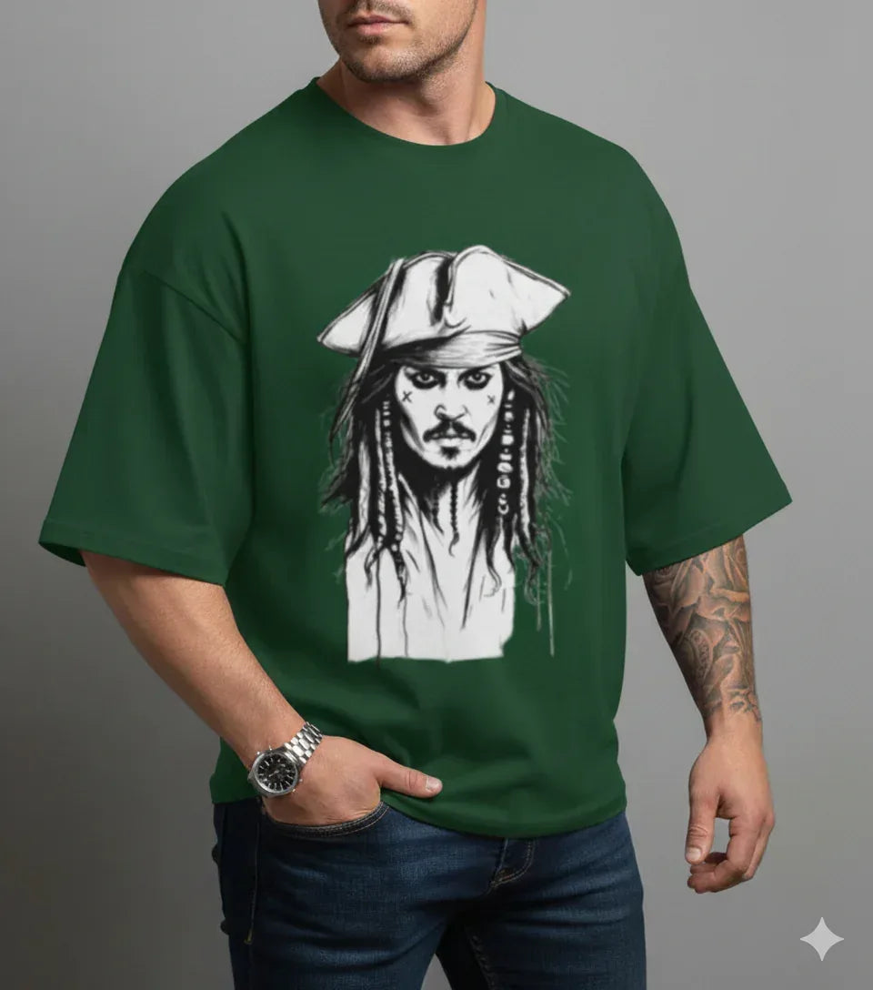 The Captain Jack Sparrow T-shirt T-Shirt - VIVA ENTERPRISES 