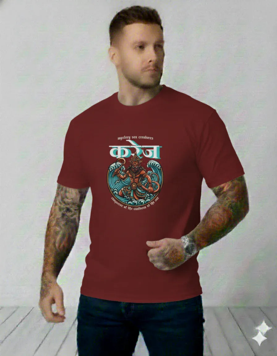 Aquatic Warrior Graphic Tee - VIVA ENTERPRISES 