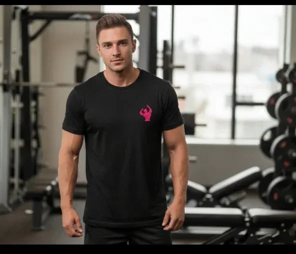 Unisex Basic T-Shirt Round Neck Gym Fitness - VIVA ENTERPRISES 