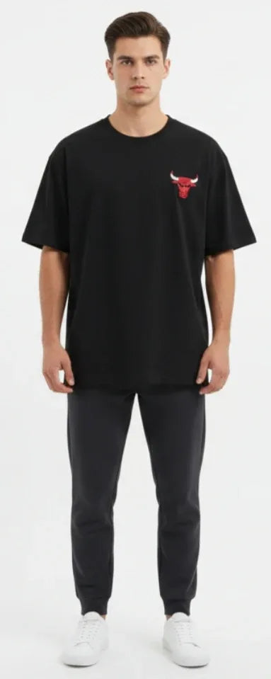 Unisex Basic T-Shirt Round Neck Coloured Bull - VIVA ENTERPRISES 