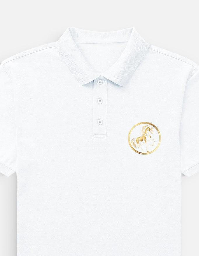 Gold Horse Graphic Polo Premium - VIVA ENTERPRISES 